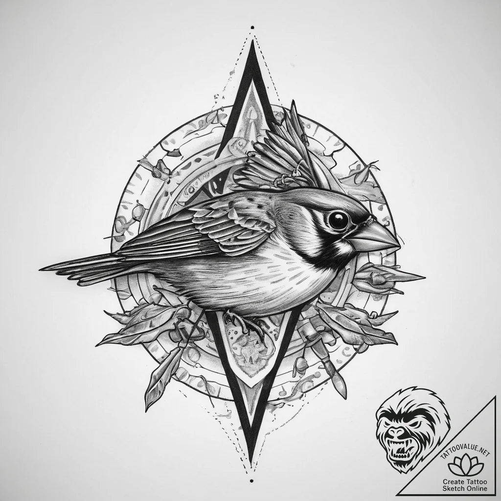 Tattoo sketch cardinal tetra, concept art for... - tattoo sketch (№1760010468_0, 09.10.2025 11:47) — tattoovalue.net