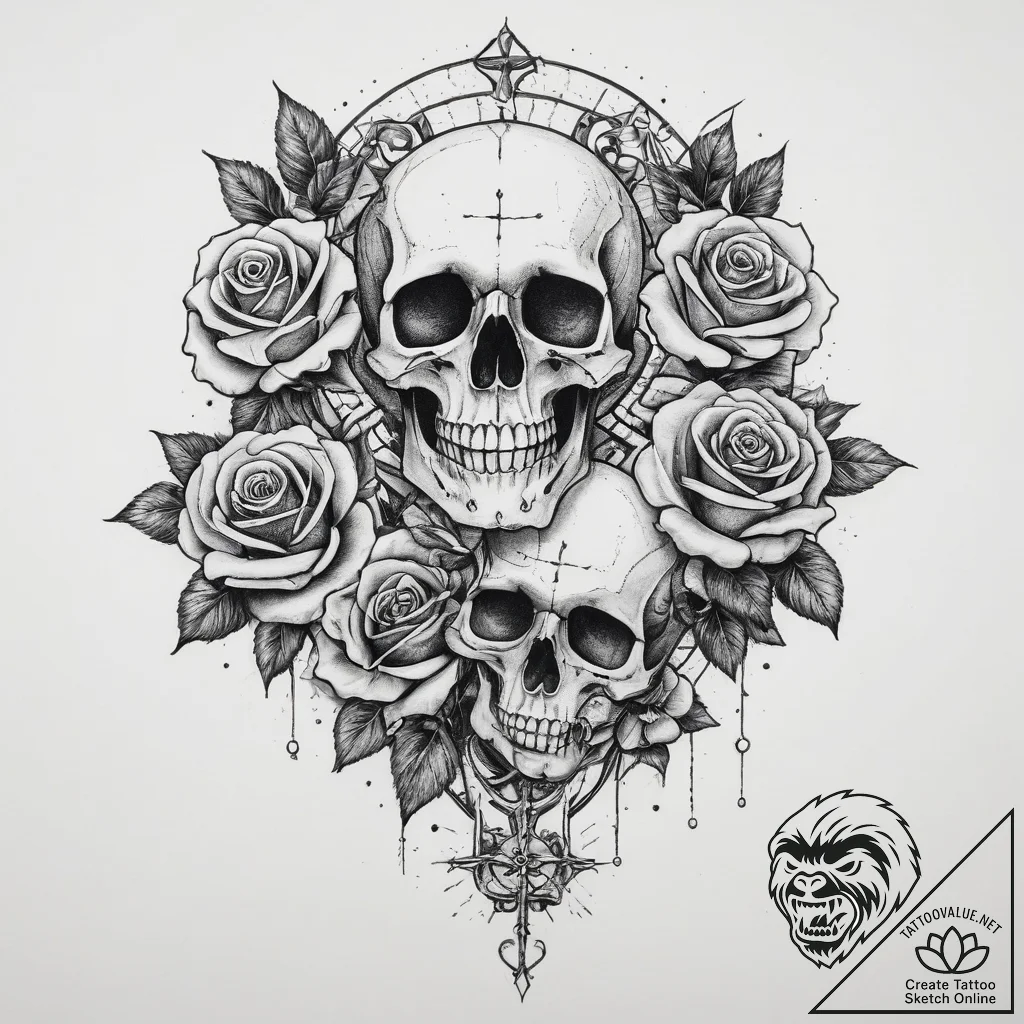 Tattoo sketch cosmic source, artistic tattoo... - tattoo sketch (№1760011335_0, 09.10.2025 12:02) — tattoovalue.net