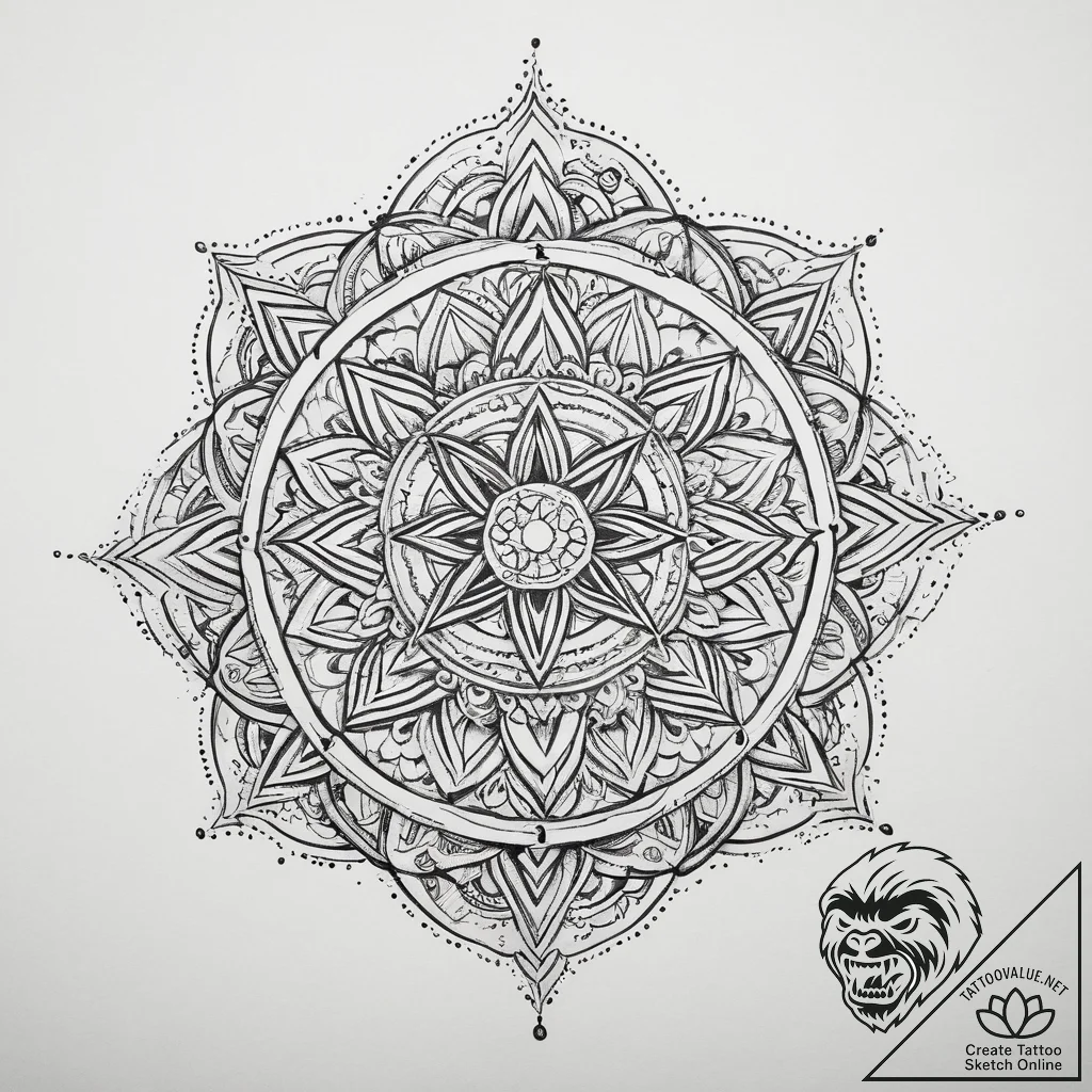 Tattoo sketch cosmic ground, tattoo sketch de... - tattoo sketch (№1760012655_0, 09.10.2025 12:24) — tattoovalue.net