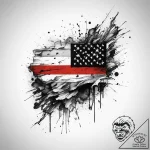 Tattoo sketch military flag, tattoo sketch de… – tattoo sketch (№1760012872_0, 09.10.2025 12:27) — tattoovalue.net