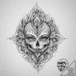 Tattoo sketch reflection, artistic tattoo ske… – tattoo sketch (№1760021016_0, 09.10.2025 14:43) — tattoovalue.net
