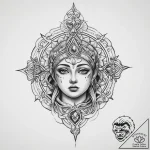 Tattoo sketch sacred lore – tattoo sketch (№1760024265_0, 09.10.2025 15:37) — tattoovalue.net
