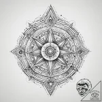 Tattoo sketch cosmic balance, tattoo drawing… – tattoo sketch (№1760025353_0, 09.10.2025 15:55) — tattoovalue.net
