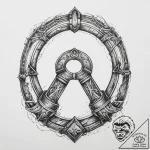 Tattoo sketch blacksmith horseshoe, tattoo fl… – tattoo sketch (№1760026432_0, 09.10.2025 16:13) — tattoovalue.net