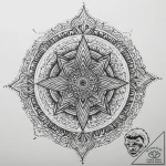 Tattoo sketch divine self, tattoo line art, o… – tattoo sketch (№1760027313_0, 09.10.2025 16:28) — tattoovalue.net