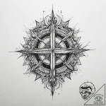 Tattoo sketch cosmic domain, concept art for… – tattoo sketch (№1760027747_0, 09.10.2025 16:35) — tattoovalue.net