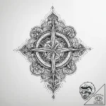 Tattoo sketch blessed ground – tattoo sketch (№1760028179_0, 09.10.2025 16:42) — tattoovalue.net