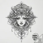 Tattoo sketch a symbolic object, tattoo drawi… – tattoo sketch (№1760029269_0, 09.10.2025 17:01) — tattoovalue.net