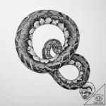 Tattoo sketch boa constrictor – tattoo sketch (№1760032732_0, 09.10.2025 17:58) — tattoovalue.net