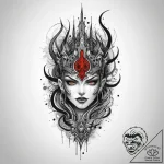 Tattoo sketch fortress, tattoo sketch design,… – tattoo sketch (№1760035113_0, 09.10.2025 18:38) — tattoovalue.net