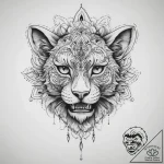 Tattoo sketch mood, tattoo line art, on a cle… – tattoo sketch (№1760036429_0, 09.10.2025 19:00) — tattoovalue.net