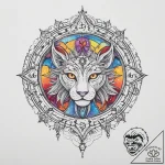 Tattoo sketch horoscope chart, ink illustrati… – tattoo sketch (№1760037076_0, 09.10.2025 19:11) — tattoovalue.net