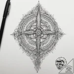 Tattoo sketch cornetfish, tattoo drawing outl… – tattoo sketch (№1760039667_0, 09.10.2025 19:54) — tattoovalue.net