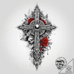 Tattoo sketch obsidian, tattoo line art, vibr… – tattoo sketch (№1760042050_0, 09.10.2025 20:34) — tattoovalue.net