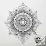 Tattoo sketch cosmic soul, tattoo line art, l… – tattoo sketch (№1760042482_0, 09.10.2025 20:41) — tattoovalue.net