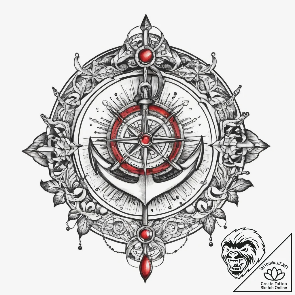 Tattoo sketch mystical essence, tattoo drawin... - tattoo sketch (№1760044438_0, 09.10.2025 21:13) — tattoovalue.net