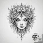 Tattoo sketch passion, ink illustration for t… – tattoo sketch (№1760045954_0, 09.10.2025 21:39) — tattoovalue.net