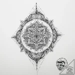 Tattoo sketch geometric узор, tattoo flash sh… – tattoo sketch (№1760046387_0, 09.10.2025 21:46) — tattoovalue.net