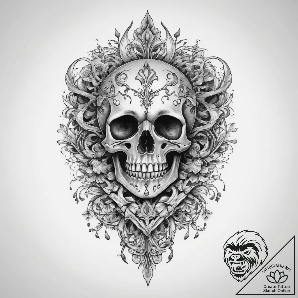 Tattoo sketch bone, artistic tattoo sketch, r... - tattoo sketch (№1760047896_0, 09.10.2025 22:11) — tattoovalue.net