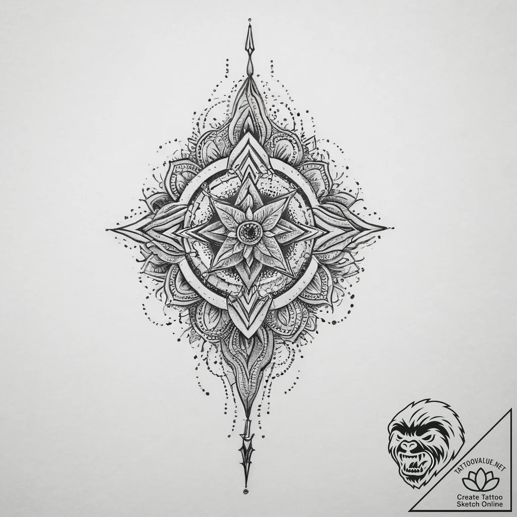 Tattoo sketch duplicate, tattoo flash sheet d... - tattoo sketch (№1760048771_0, 09.10.2025 22:26) — tattoovalue.net
