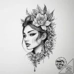 Tattoo sketch ash – tattoo sketch (№1760051589_0, 09.10.2025 23:13) — tattoovalue.net
