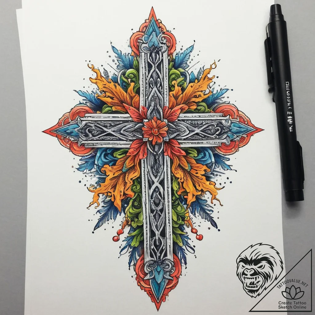 Tattoo sketch coral, tattoo sketch design, ne... - tattoo sketch (№1760052021_0, 09.10.2025 23:20) — tattoovalue.net