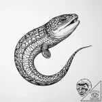 Tattoo sketch moray eel – tattoo sketch (№1760053776_0, 09.10.2025 23:49) — tattoovalue.net