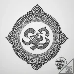 Tattoo sketch confucius symbol – tattoo sketch (№1760055075_0, 10.10.2025 00:11) — tattoovalue.net