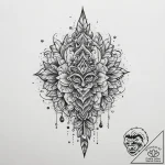 Tattoo sketch elegant comb tattoo, tattoo lin… – tattoo sketch (№1760056802_0, 10.10.2025 00:40) — tattoovalue.net