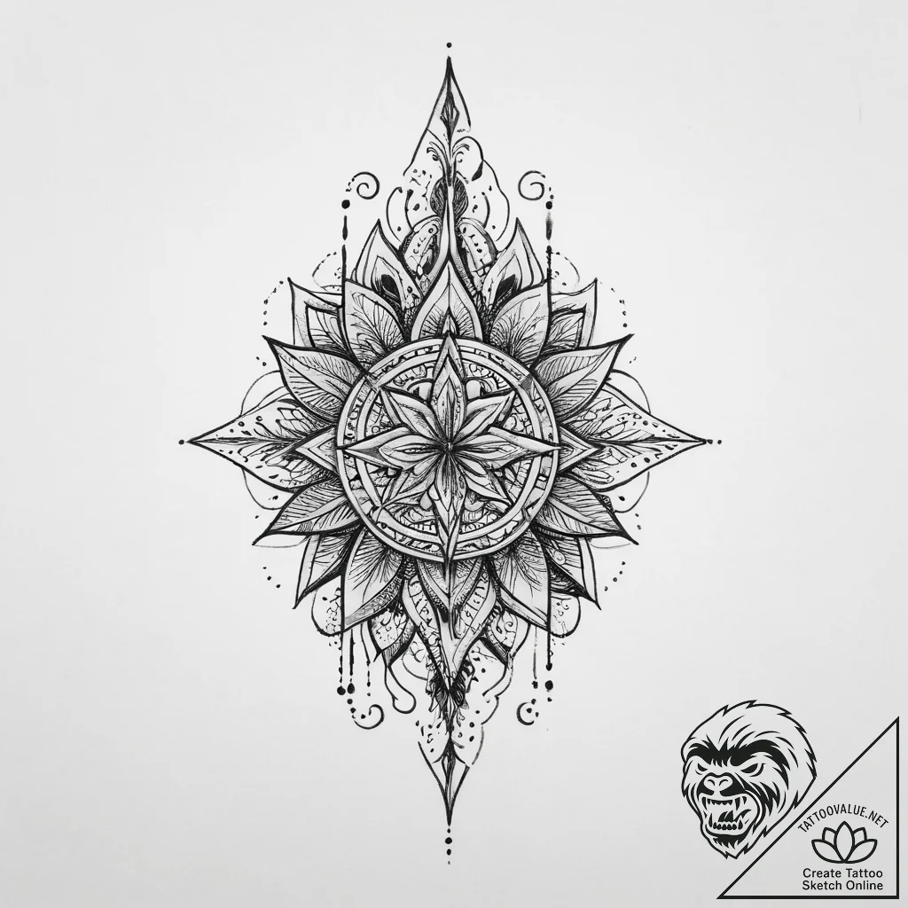 Tattoo sketch sharp, tattoo flash sheet desig... - tattoo sketch (№1760059177_0, 10.10.2025 01:19) — tattoovalue.net