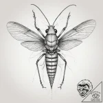 Tattoo sketch katydid, tattoo drawing outline… – tattoo sketch (№1760059392_0, 10.10.2025 01:23) — tattoovalue.net