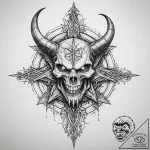 Tattoo sketch demonic sigil, tattoo drawing o… – tattoo sketch (№1760063058_0, 10.10.2025 02:24) — tattoovalue.net