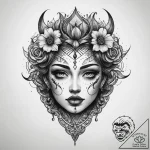 Tattoo sketch body, ink illustration for tatt… – tattoo sketch (№1760064565_0, 10.10.2025 02:49) — tattoovalue.net