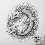 Tattoo sketch узор в виде грифона, tattoo dra… – tattoo sketch (№1760065214_0, 10.10.2025 03:00) — tattoovalue.net