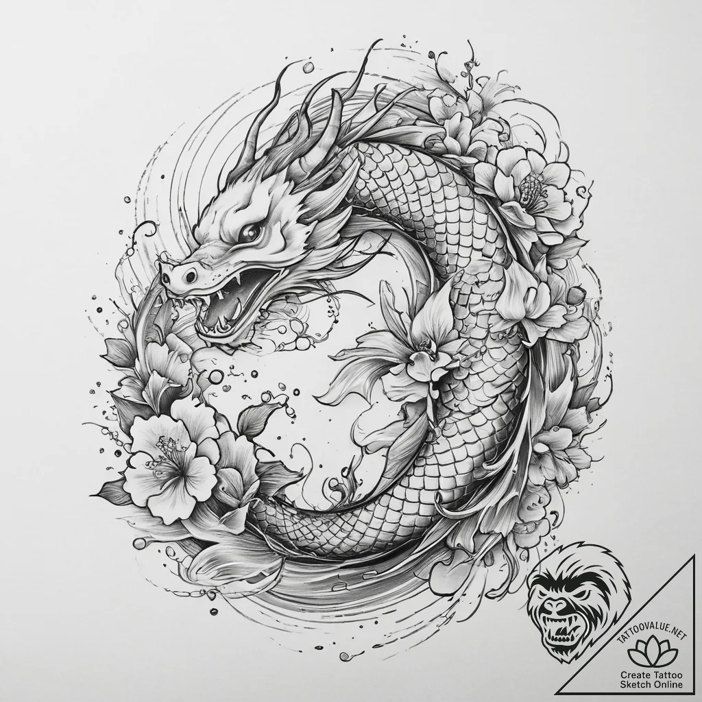 Tattoo sketch узор в виде грифона, tattoo dra... - tattoo sketch (№1760065214_0, 10.10.2025 03:00) — tattoovalue.net