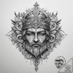 Tattoo sketch holy life, concept art for tatt… – tattoo sketch (№1760065431_0, 10.10.2025 03:03) — tattoovalue.net