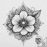 Tattoo sketch linework цветок, tattoo flash s… – tattoo sketch (№1760066724_0, 10.10.2025 03:25) — tattoovalue.net