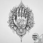 Tattoo sketch hands with a thread, tattoo fla… – tattoo sketch (№1760068451_0, 10.10.2025 03:54) — tattoovalue.net