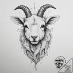 Tattoo sketch lamb of god, concept art for ta… – tattoo sketch (№1760069314_0, 10.10.2025 04:08) — tattoovalue.net