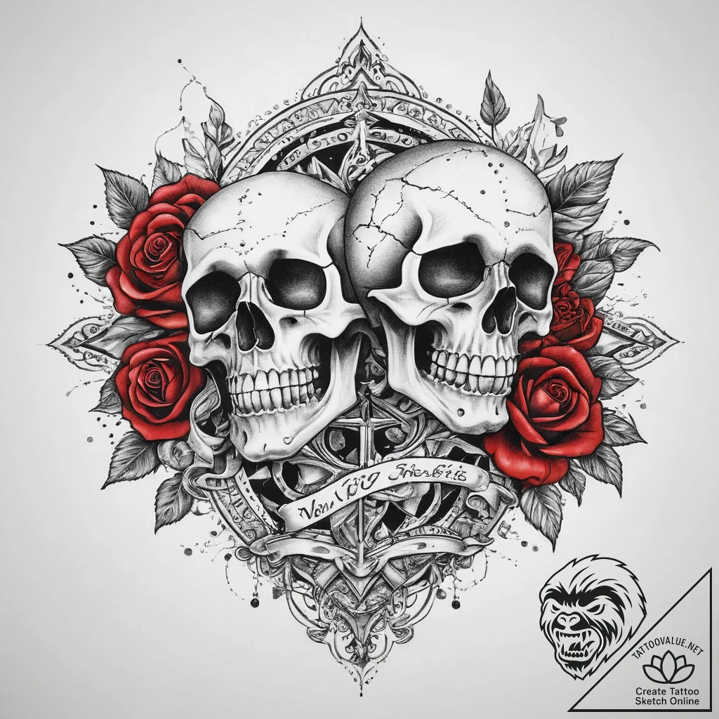 Tattoo sketch fantasy, artistic tattoo sketch... - tattoo sketch (№1760072770_0, 10.10.2025 05:06) — tattoovalue.net