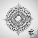 Tattoo sketch cosmic identity – tattoo sketch (№1760073203_0, 10.10.2025 05:13) — tattoovalue.net