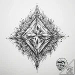 Tattoo sketch crystal – tattoo sketch (№1760073634_0, 10.10.2025 05:20) — tattoovalue.net