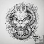Tattoo sketch the grinch with a tail, tattoo… – tattoo sketch (№1760075096_0, 10.10.2025 05:44) — tattoovalue.net