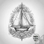 Tattoo sketch узор в виде парусника, tattoo s… – tattoo sketch (№1760075956_0, 10.10.2025 05:59) — tattoovalue.net