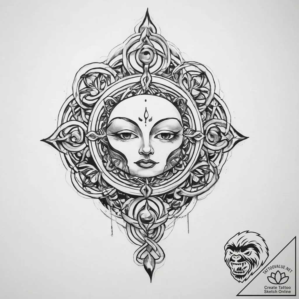 Tattoo sketch eternity - tattoo sketch (№1760076387_0, 10.10.2025 06:06) — tattoovalue.net