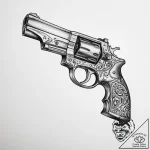 Tattoo sketch pistol grip – tattoo sketch (№1760076818_0, 10.10.2025 06:13) — tattoovalue.net