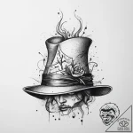 Tattoo sketch sorcerer’s hat, artistic tattoo… – tattoo sketch (№1760079425_0, 10.10.2025 06:57) — tattoovalue.net