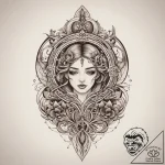 символы, artistic tattoo sketch, neo traditio… – tattoo sketch (№1760082453_0, 10.10.2025 07:47) — tattoovalue.net