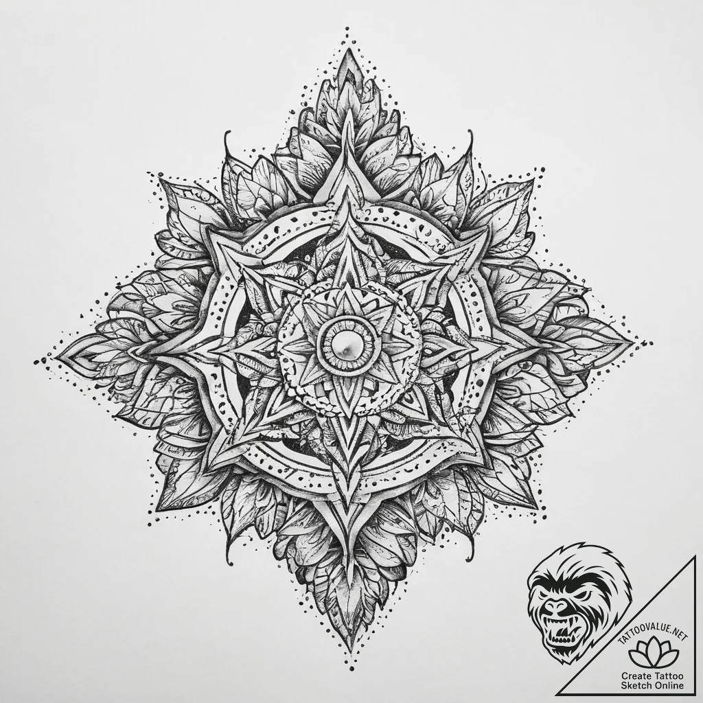 Tattoo sketch riddle, tattoo sketch design, o... - tattoo sketch (№1760084410_0, 10.10.2025 08:20) — tattoovalue.net