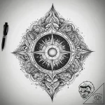 Tattoo sketch blessed universe, tattoo flash… – tattoo sketch (№1760085708_0, 10.10.2025 08:41) — tattoovalue.net